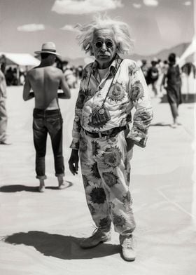 Einstein at Burning Man