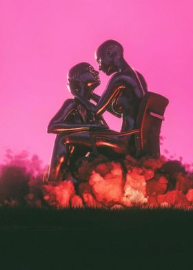 Human Couple Kissing