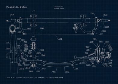 1910 front axle blueprints
