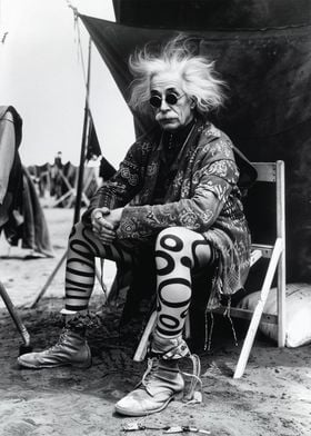 Einstein at Burning Man