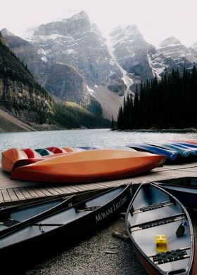 Moraine Lake Canoes