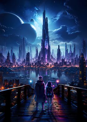 Fantasy Future Cyber City
