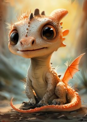 cute baby dragon