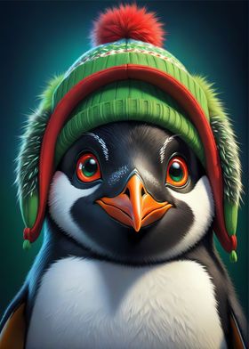 Penguin with Hat