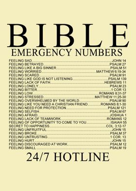 bible emergency