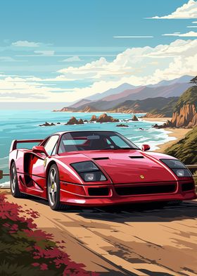 Ferrari F40 Red