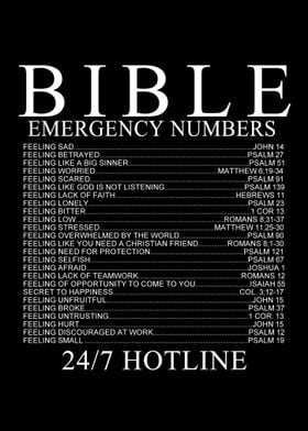 bible emergency numbers