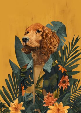 Spaniel Dog Portrait