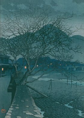 Kawase Hasui Evening Beppu