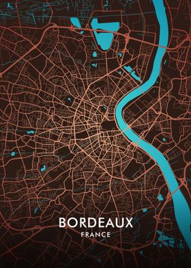 Bordeaux City Map