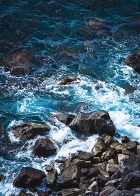 Stones in the ocean