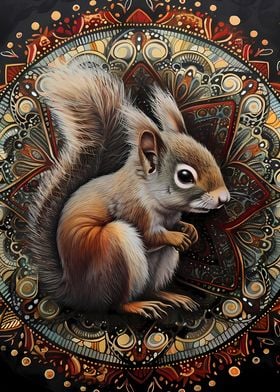 Mandala Squirrel
