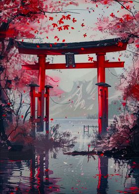 gate japan landscape