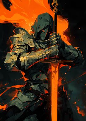 Dark Templar Fire Knight