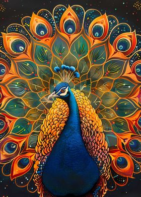 Mandala Peacock