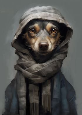 Wiener Dog in a Coat