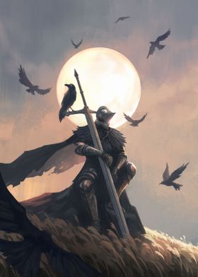 Knight and crows