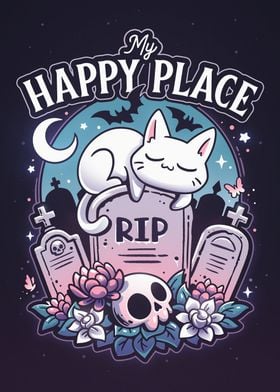 Cemetery Cat Nap
