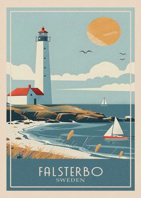 Falsterbo Travel Poster