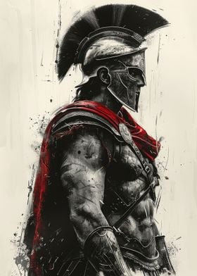 Ancient Spartan Warrior