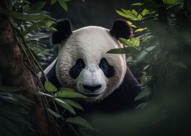 Panda portrait