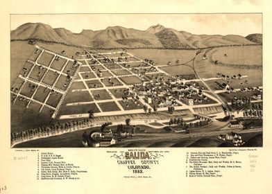 Salida Colorado 1882