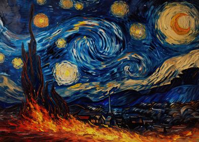 vangogh fire