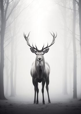 Deer Beauty Black Ink