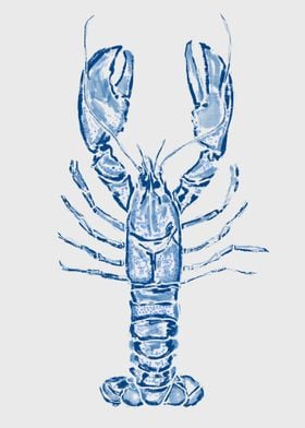 Lobster Blue Minimal