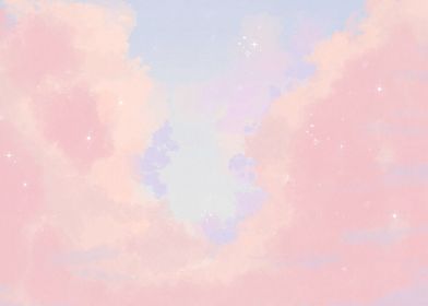 Pink clouds