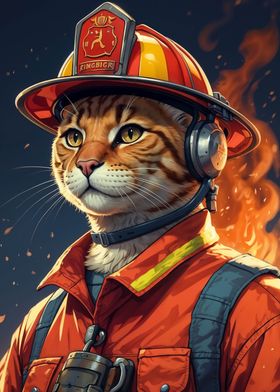 cat fire rescue