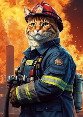 cat fire rescue