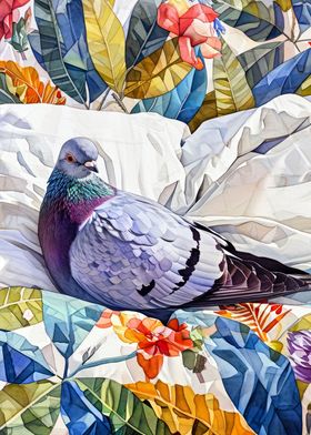 Pigeon illustration art