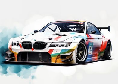 BMW drift racing car