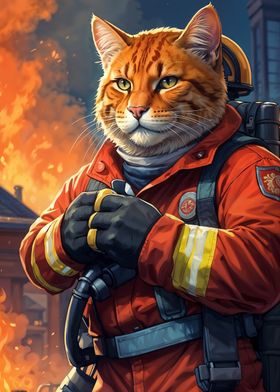 cat fire rescue