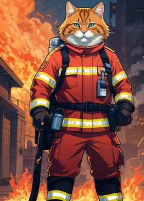 cat fire rescue