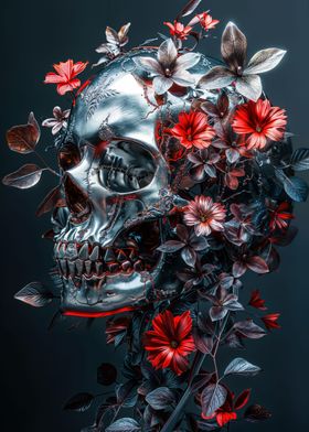 silver skull of death