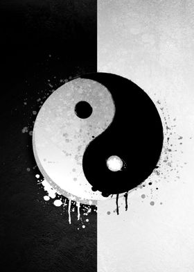 Black and White Yin Yang