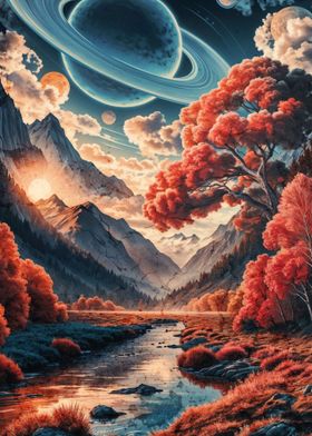 Celestial Valley of Autumn