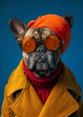 funny fashion dog