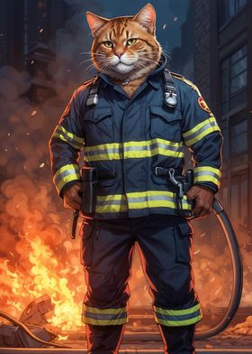 cat fire rescue