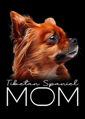 Tibetan Spaniel Mom