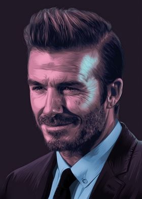 David beckham portrait