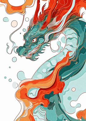 Dragon Abstract