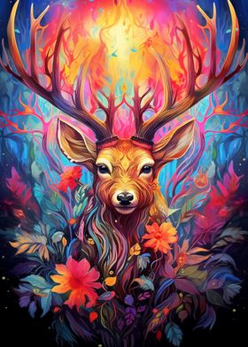 Deer Watercolor