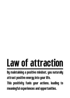 Law of attraction