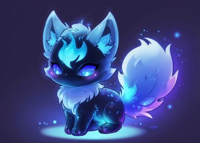 kitsune fox neon