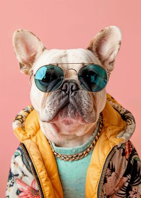 funny fashion dog