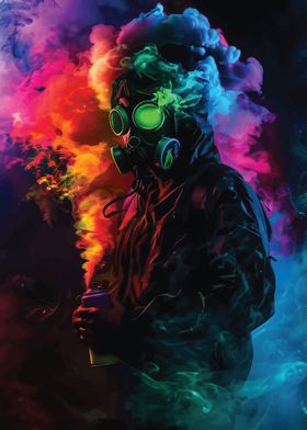 GAS MASK VECTOR ART