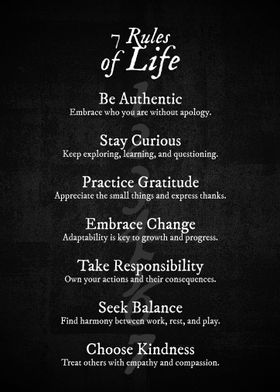 7 Rules of Life